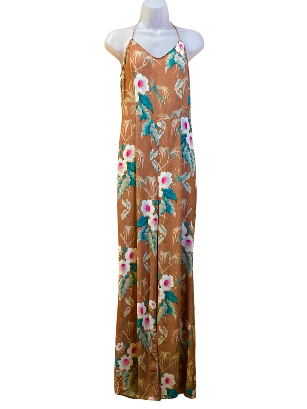 Paige Portland Jumpsuit in Mocha Size 10* - Picture 4 of 10